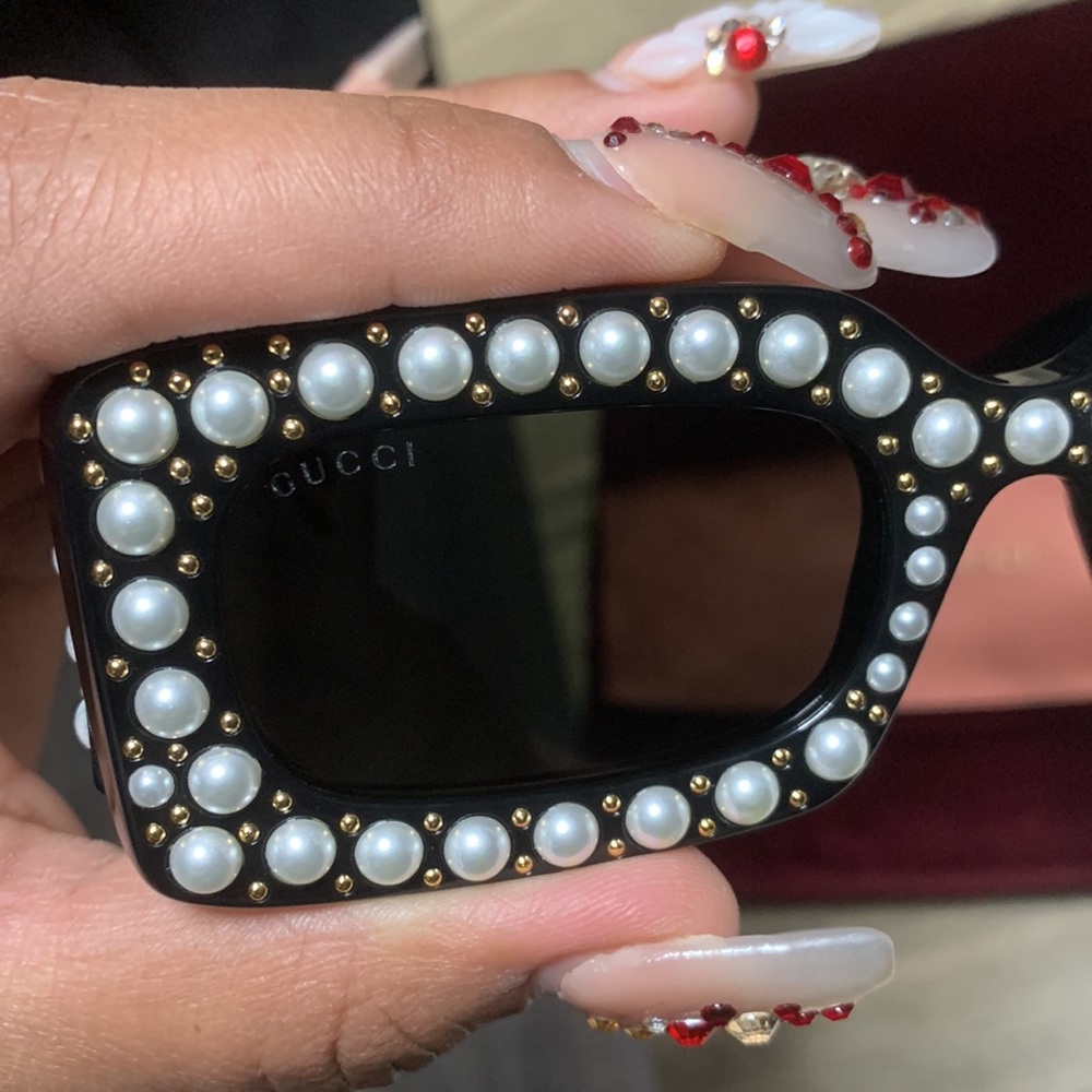 Gucci Hollywood forever rectangular sunglasses - Picture 13 of 15